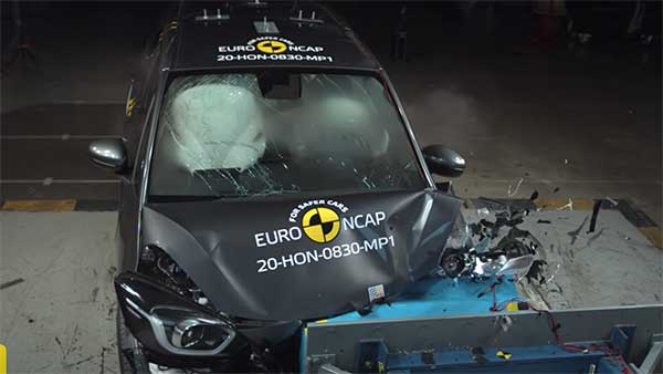 Honda Jazz Safety Ratings: होंडा जैज को यूरो एनसीएपी क्रैश टेस्ट में मिली 5-स्टार रेटिंग, देखें वीडियो