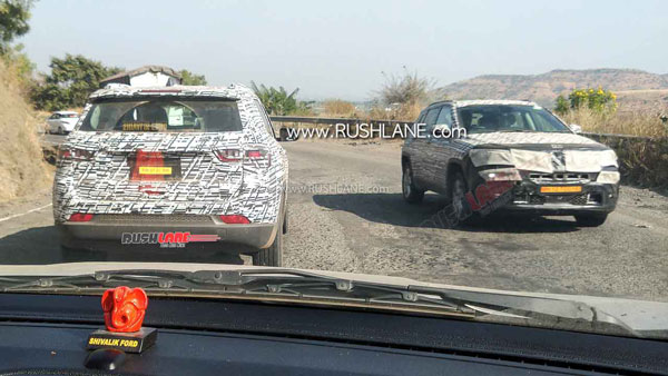 Jeep Compass Facelift Spied Testing: जीप कम्पास फेसलिफ्ट टेस्टिंग के दौरान दिखी, जल्द होगी लाॅन्च