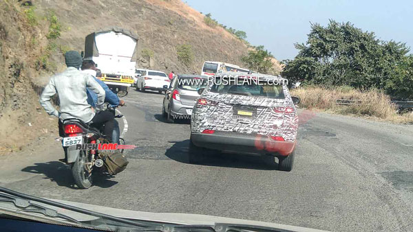 Jeep Compass Facelift Spied Testing: जीप कम्पास फेसलिफ्ट टेस्टिंग के दौरान दिखी, जल्द होगी लाॅन्च