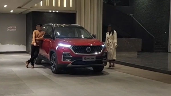 New MG Hector Facelift Spied: नई एमजी हेक्टर टीवीसी शूट के दौरान आई नजर, जानें क्या है नया