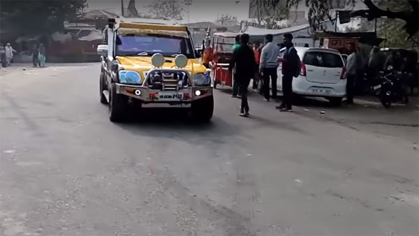 Dancing Scorpio Seized: नाचती हुई यह स्काॅर्पियो हुई जब्त, पुलिस ने काटा 41,500 रुपये का चालान