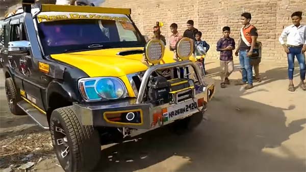Dancing Scorpio Seized: नाचती हुई यह स्काॅर्पियो हुई जब्त, पुलिस ने काटा 41,500 रुपये का चालान
