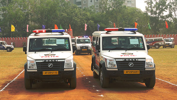 AP Police Gets 36 Force Trax SUVs: आंध्र प्रदेश पुलिस के बेड़े में शामिल हुई 36 फोर्स ट्रैक्स एसयूवी
