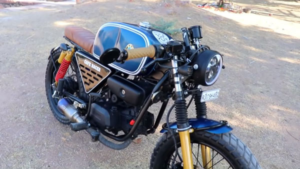 Hero Splendor Modification: हीरो स्प्लेंडर को मॉडिफाई कर बनाया बीएमडब्ल्यू कैफे रेसर, देखें वीडियो