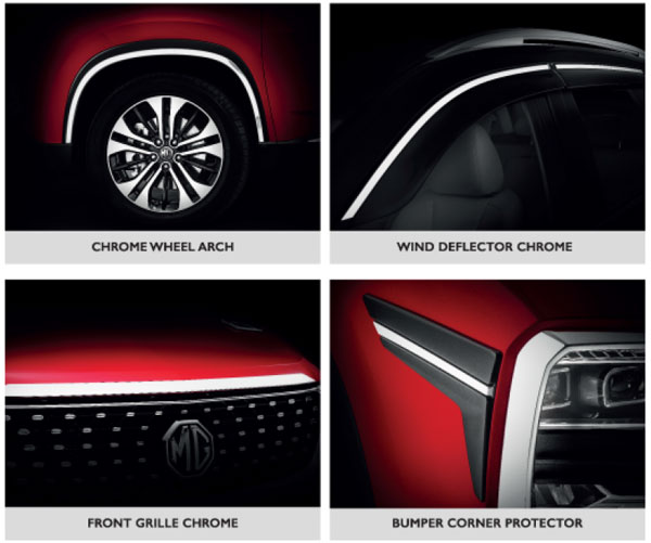 MG Hector Plus Accessories: एमजी ने हेक्टर प्लस के लिए पेश की एक्सेसरीज की पूरी लिस्ट
