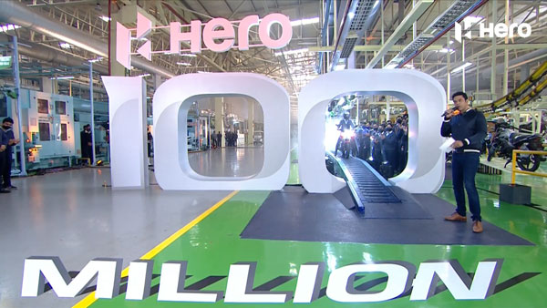 Hero Motocorp 100 Million Milestone: हीरो मोटोकॉर्प ने पार किया 100 मिलियन उत्पादन का आकड़ा, जानें कैसा छुआ यह मुकाम
