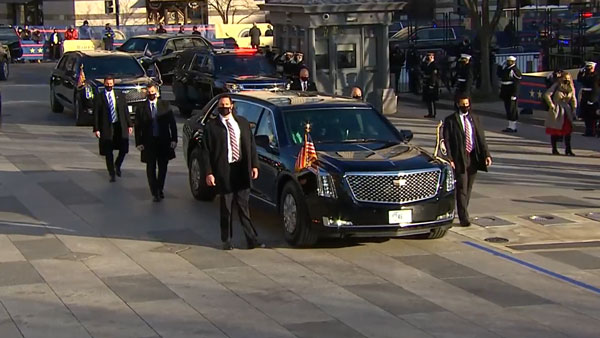 President Car For Biden: अब जो बिडेन करेंगे दुनिया की सबसे सुरक्षित कार की सवारी, पहले दिन ही आये नजर