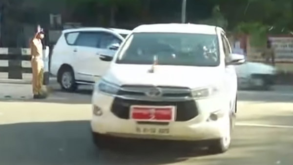 केरल पुलिस ने सन-फिल्म लगे वाहनों पर चलाया अभियान, कई नेताओं से वसूला जुर्माना