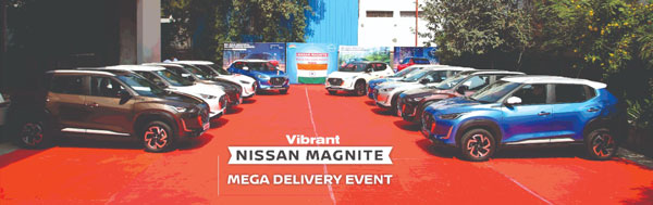 Nissan Magnite Delivery Milestone: 72वीं गणतंत्र दिवस के पहले निसान मैग्नाइट की डिलीवरी 720 यूनिट के पार