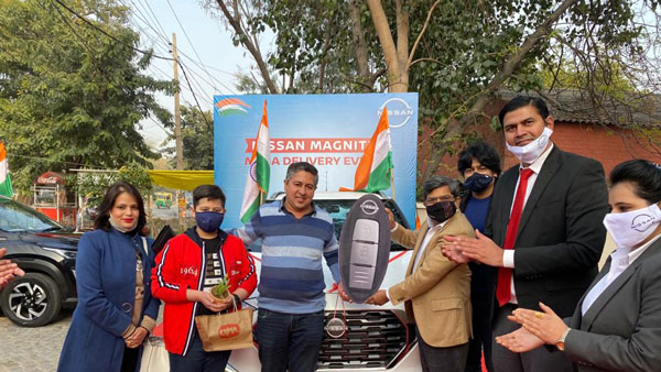 Nissan Magnite Delivery Milestone: 72वीं गणतंत्र दिवस के पहले निसान मैग्नाइट की डिलीवरी 720 यूनिट के पार