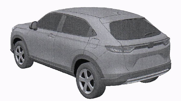 New Honda HR-V Patent Image: नई होंडा एचआर-वी की पेटेंट तस्वीर आई सामने, 18 फरवरी को किया जाएगा पेश