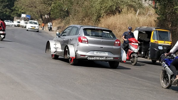 Maruti Baleno Hybrid Spied: मारुति बलेनो स्ट्रांग हाइब्रिड टेस्टिंग करते आई नजर, देखें