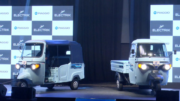 Piaggio Ape Electric Three-Wheeler Launched: पियाजियो ऐप ई-सिटी और ई-एक्स्ट्रा एफएक्स हुई लाॅन्च