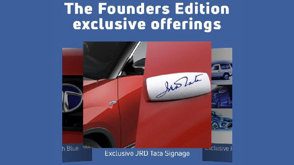 Tata Founders Edition Launched: टाटा ने सभी मॉडलों का फाउंडर्स एडिशन किया लॉन्च, मिला है यह खास सिग्नेचर