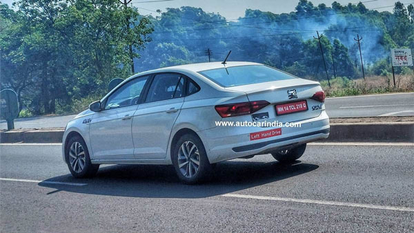 Volkswagen Virtus Spied Testing: फाॅक्सवैगन वर्टस टेस्टिंग के दौरान आई नजर, पोलो के बाद होगी दूसरी सेडान