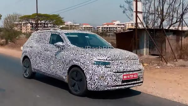 VW Taigun Spotted Testing: फॉक्सवैगन टाइगन टेस्टिंग के दौरान आई नजर, डिजाइन का खुलासा