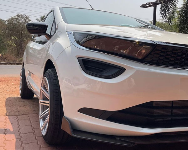 Tata Altroz Modification: टाटा अल्ट्रोज में लगाए 17-इंच के कॉनकेव रिम्स, बढ़ गया है स्पोर्टीनेस