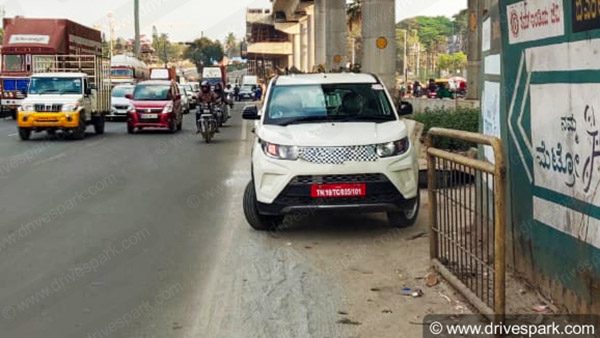 Mahindra eKUV100 Spotted Testing: महिंद्रा ईकेयूवी100 टेस्टिंग करते हुई आई नजर, सामने आई यह जानकारियां