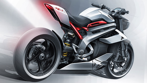Triumph TE-1 Electric Sketch Revealed: ट्रायम्फ ला रही है टीई-1 इलेक्ट्रिक बाइक, स्केच जारी