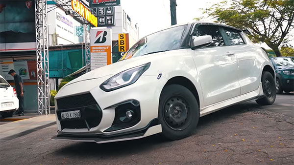 Maruti Suzuki Swift Modified: मारुति स्विफ्ट को मॉडिफाई कर लगाया एयर सस्पेंशन, देखें शानदार लुक