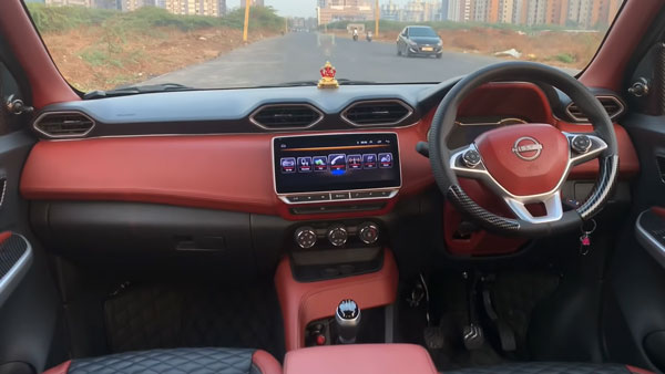 Nissan Magnite Customization: निसान मैग्नाइट के इंटीरियर को पोर्शे की तरह बनाया लग्जूरियस, देखें