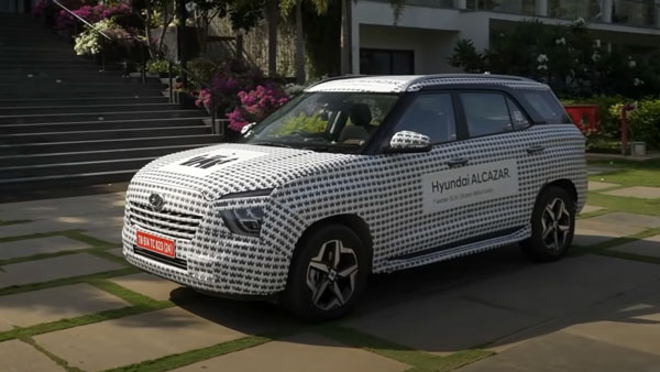 Hyundai Alcazar 7-Seater Teased: हुंडई अल्काजार एसयूवी का नया टीजर जारी, कल किया जाएगा पेश