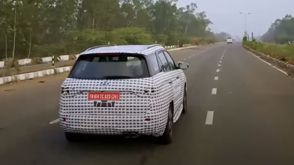 Hyundai Alcazar 7-Seater Teased: हुंडई अल्काजार एसयूवी का नया टीजर जारी, कल किया जाएगा पेश