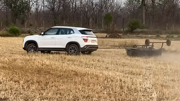 Hyundai Creta Plough The Field: हुंडई क्रेटा से की खेत की जुताई तो क्या हुआ उसका हश्र, देखें वीडियो