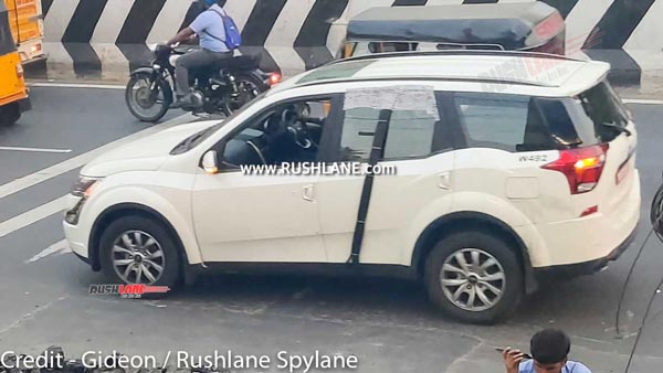 Mahindra XUV700 Spied Testing: महिंद्रा एक्सयूवी700 टेस्टिंग करते आई नजर, मिलेगा डुअल टोन अलॉय व्हील