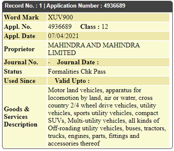 Mahindra XUV Trademarks: महिंद्रा ने एक्सयूवी900, 400 और 100 नाम कराया रजिस्टर, जानें क्या है योजना