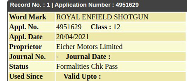 Royal Enfield Shotgun Registered: रॉयल एनफील्ड शॉटगन नाम हुआ रजिस्टर, क्या होगी नई 650 सीसी मॉडल?