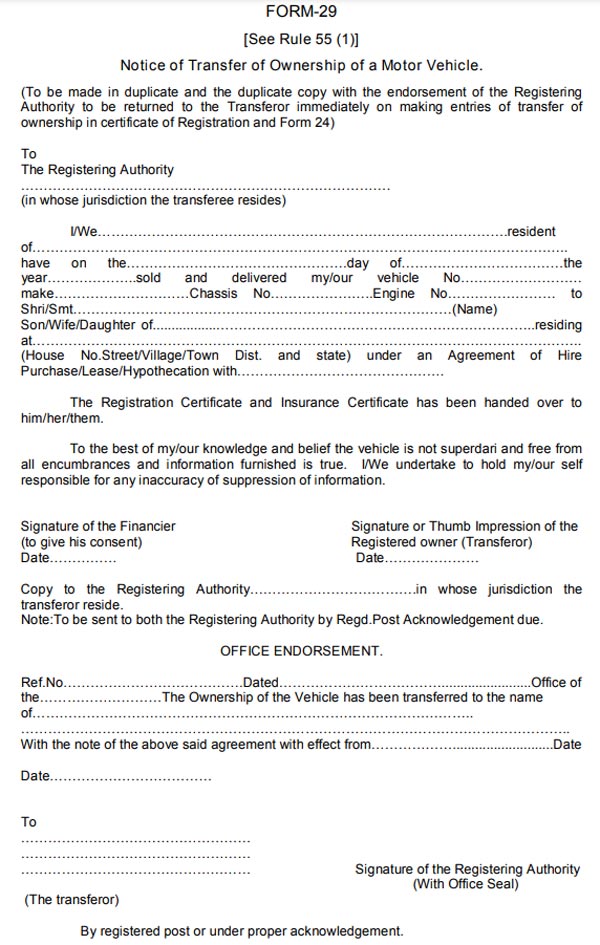 What Is Form 28, 29, 30 & 35: आरटीओ में फॉर्म 28, 29, 30 और 35 क्या हैं, जानें किस काम आते हैं ये