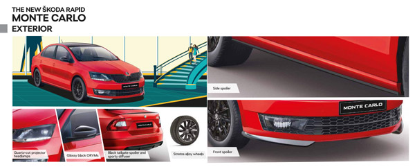 Skoda Rapid TSI Update: स्कोडा रैपिड टीएसआई मोंटे कार्लो व ओनिक्स को मिला कॉस्मेटिक अपडेट, जानें