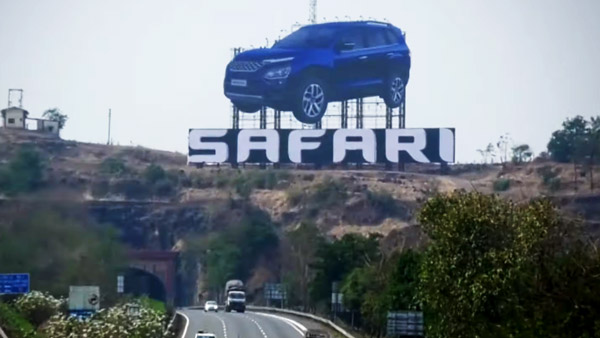 Tata Safari’s Biggest Hoarding In India: टाटा ने लगाई सफारी की सबसे बड़ी होर्डिंग, साइज जान उड़ जाएंगे होश