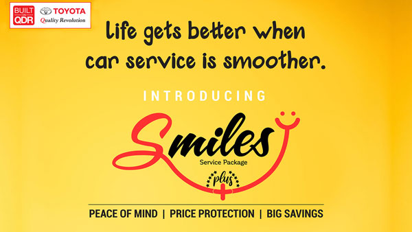 Toyota Smile Plus Service Package: टोयोटा ने स्माइल प्लस प्री पेड सर्विस पैकेज भारत में किया लॉन्च, जानें क्या मिलेगा लाभ
