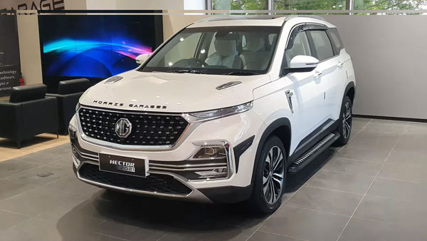 इस 2021 MG Hector Facelift SUV में लगी हैं सारी Official Accessories, देखें वीडियो
