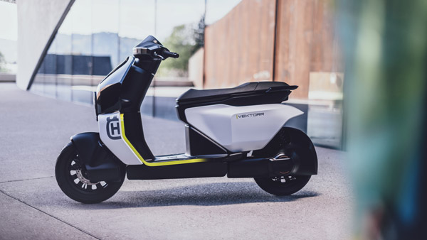 Husqvarna Vektorr Concept Unveiled: हस्कवरना वेक्टर इलेक्ट्रिक स्कूटर कांसेप्ट को किया गया पेश, बजाज चेतक पर आधारित