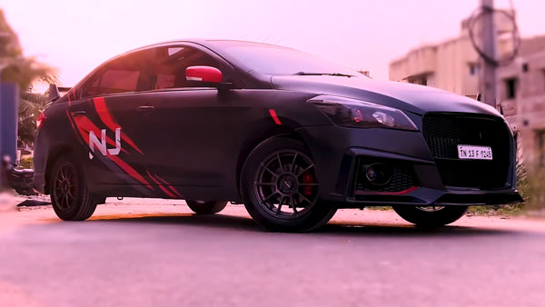 Maruti Suzuki Ciaz भारतीय बाजार में सबसे ज्यादा बिकने वाली मिड-साइज सेडान में से एक है। यह Hyundai Verna, Toyota Yaris और Honda City जैसी अन्य मिड-साइज सेडान को टक्कर देती है। कई Ciaz मालिकों ने इसे और ज्यादा स्पोर्टी और एग्रेसिव बनाने के लिए मॉडिफाई किया है।