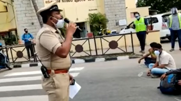 Corona Curfew तोड़ने वालों के 2,200 वाहन Bengaluru Police ने किए सीज, दिलाई बाहर न निकलने की शपथ