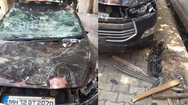 अपराधी को पकड़ने गई थी Police लेकिन लोगों ने किया उनकी गाड़ी का ऐसा हश्र, देखें वीडियो