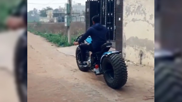 Royal Enfield Bike का ऐसा Modification आपने शायद ही कहीं देखा होगा, देखें तस्वीरें