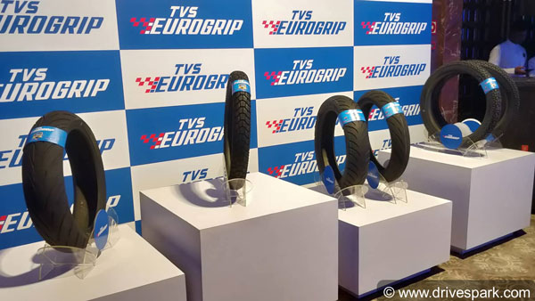 TVS Srichakra ने यूरोप में Eurogrip टू-व्हीलर टायर रेंज को किया लाॅन्च
