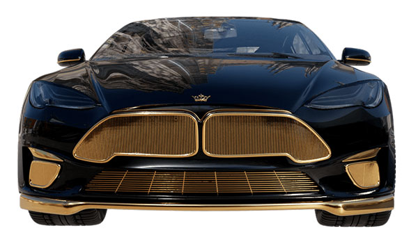 Tesla Model S 24K Gold Plated: 24 कैरेट सोने वाली टेस्ला कार छाई है इंटरनेट पर, देखें तस्वीरें