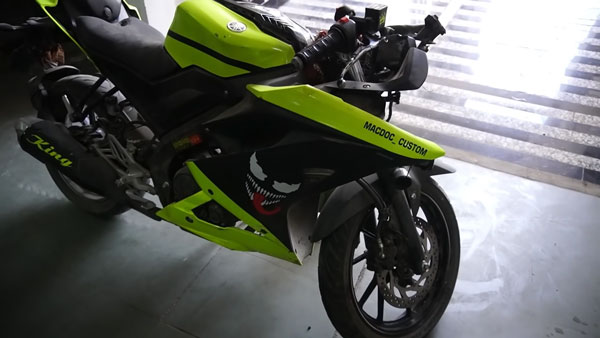 Yamaha R15 V3.0 को मॉडिफाई कर दिया R1M जैसा लुक, पहले से ज्यादा लग रही है स्पोर्टी