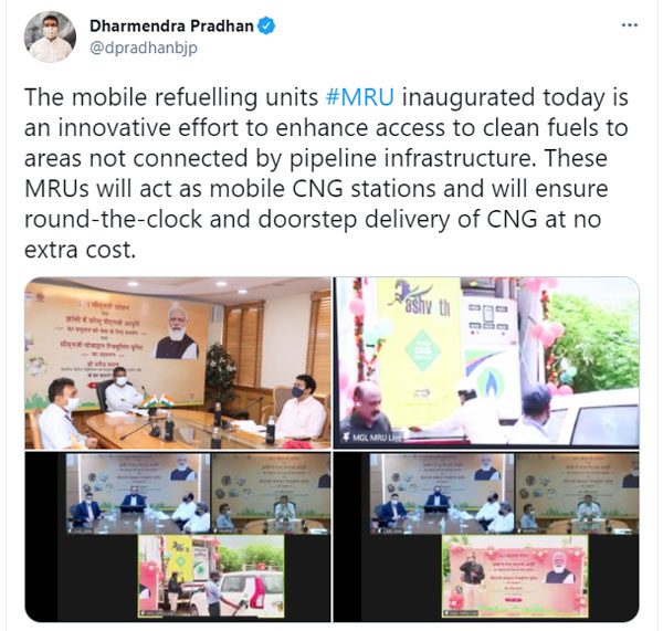 अब कार के सीएनजी की होगी होम डिलीवरी, लॉन्च हुई मोबाइल सीएनजी री-फ्यूलिंग यूनिट