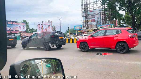Jeep Grand Commander SUV भारत में पहली बार टेस्टिंग करते आई नजर, जल्द की जाएगी लॉन्च