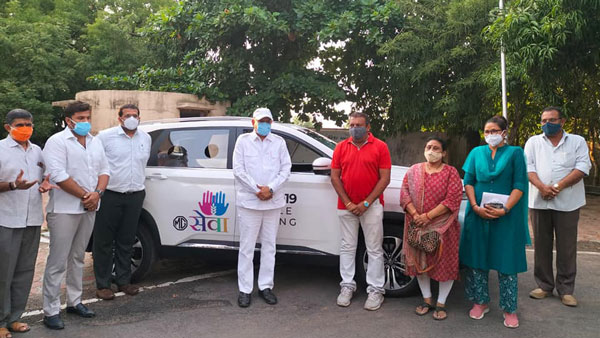 MG Hector Plus Donated: एमजी हेक्टर प्लस को टेस्टिंग यूनिट के रूप में किया गया परिवर्तित, गुजरात में किया गया दान