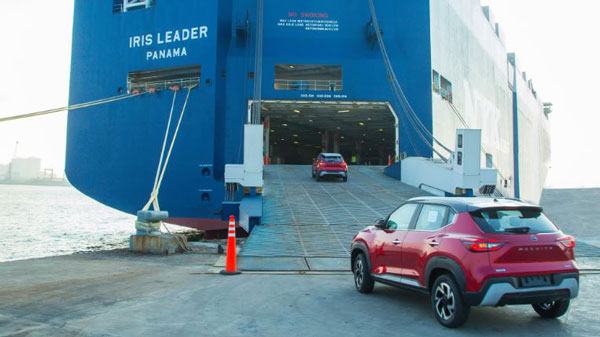 नई Nissan Magnite का भारत से निर्यात हुआ शुरू, जानें किन देशों में भेजी जा रही है यह SUV