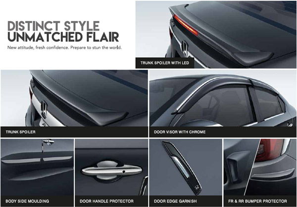 2021 Honda Amaze को बना सकते है और भी बेहतर, एक्सेसरीज का हुआ खुलासा