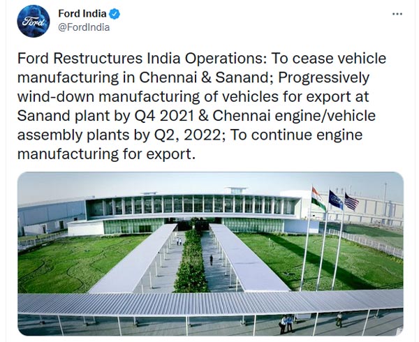 Top Car News Of The Week: फोर्ड भारत छोड़ेगी, मारुति कीमत वृद्धि, नई महिंद्रा गेटअवे, ऑडी ई-ट्रान जीटी बुकिंग